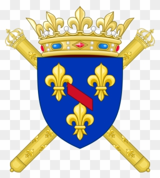 Coat Of Arms Of Louis Joseph, Prince Of Condé - Capetian Royal Coat Of Arms Clipart