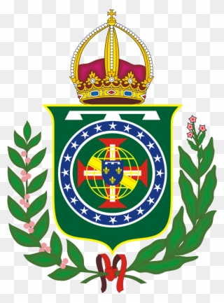 Coa Imperial Prince Of Brazil - Brazilian Empire Coat Of Arms Clipart