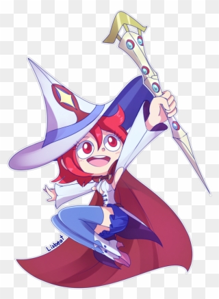 Chariot Drawing Animated Clipart Black And White Download - Little Witch Academia Shiny Chariot Chibi - Png Download