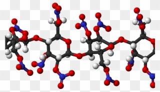 Nitrocellulose2 - 3d Structure Of Nitrocellulose Clipart