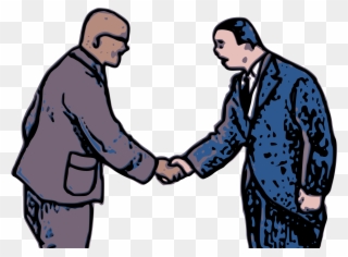 Big Image - Clip Art Shake Hand - Png Download
