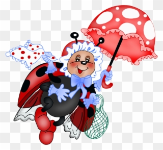 Borboletas & Joaninhas E - Ladybird Beetle Clipart