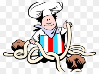 Original - Pasta Chef Clipart - Png Download