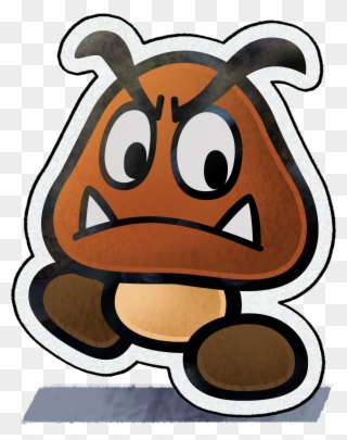 Paper Goomba Clipart