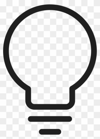 Lightbulb - Incandescent Light Bulb Clipart
