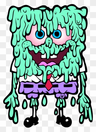 Sponges Drawing Graffiti - Slime Graffiti Art Clipart