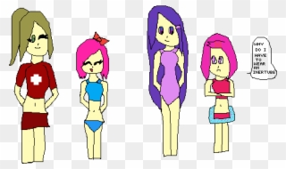 Ddlc Girl In Bathing Suits - Swimsuit Clipart