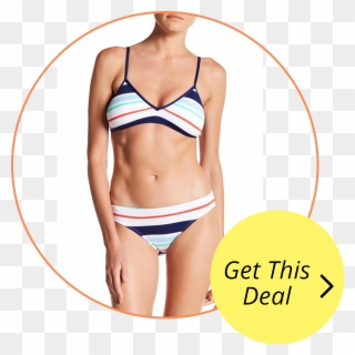 Splendid Printed Bralette Bikini Top And Hipster Bikini - Splendid Clipart