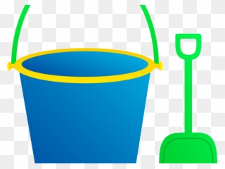 Beach Bucket And Shovel Clipart - Png Download