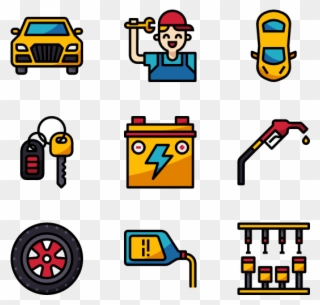 Car 36 Icons View All 3 Icon Packs Of Car Gas Station - Car Clipart