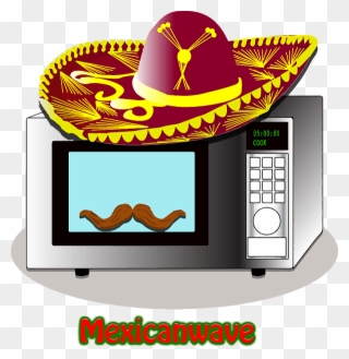 Bleed Area May Not Be Visible - Mexican Wave Pun Clipart