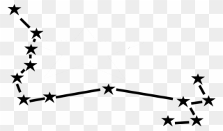 Night Sky Clipart Transparent - Estrella Polar Png