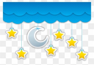 Night Sky Clipart Transparent - Estrelas E Nuvens Png
