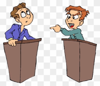 Image Result For Clip Art View Points - Debating - Png Download