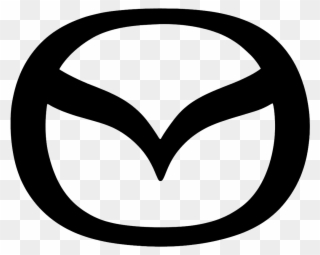 Mazda Clipart Logo Art - Mazda Logo Black And White - Png Download