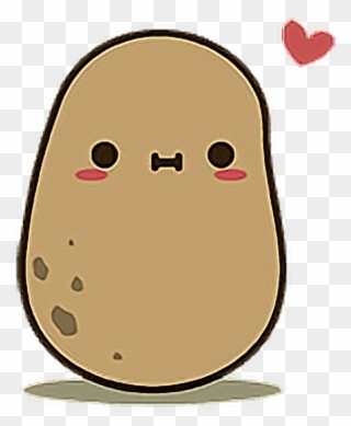 Potato Food Kawaii Cute Adorable - Kawaii Potato Clipart