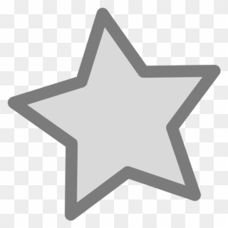 Computer Icons Grey Star Silver Color - Favorite Star Clipart
