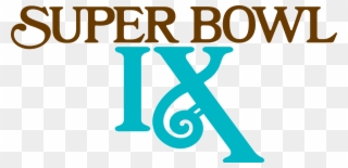 Steelers Logo Clipart - Super Bowl Ix Logo - Png Download