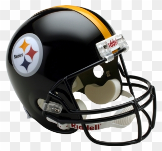 Riddell Deluxe Replica Helmet - Pittsburgh Steelers Riddell Full Size Replica Nfl Helmet Clipart
