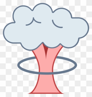 Mushroom Cloud Icon - Mushroom Cloud Clipart