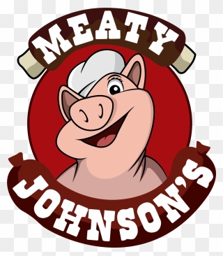 Meaty Johnson's Bbq Menu Clipart