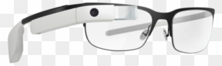 Sunglass Clipart Gogle - Google Glass Explorer Edition Xe-c 2.0 (cotton White) - Png Download