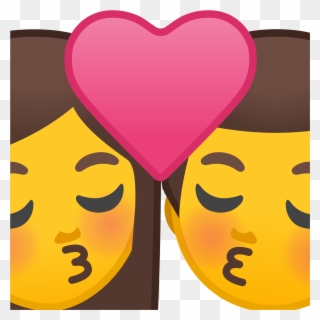 File Noto Emoji F D B Svg - Emoji Kiss Man Man Clipart
