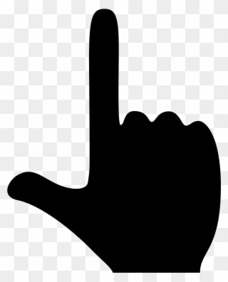 Finger Up Icon - Hand Pointing Up Vector Clipart