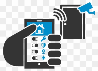 Home Automation Kits - Home Security Clip Art - Png Download