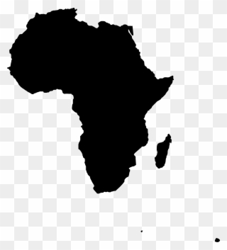 Map Of Africa Clipart - Africa Map Vector Png Transparent Png