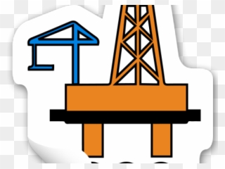 Oil Rig Clipart Oil Industry - Oil Platform - Png Download
