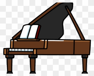 Piano Clipart Harpsichord - Grand Piano Cartoon Png Transparent Png