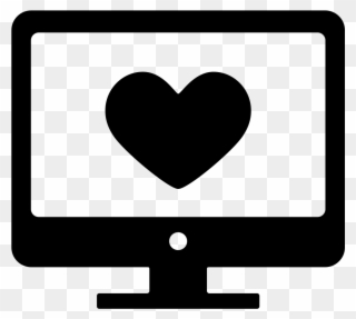 Take The Texas Public Library Technology Survey - Computer Screen With Heart Clipart