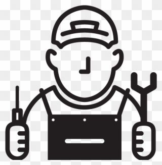 Hollander Email Icon Repairman - Mechanic Svg Clipart