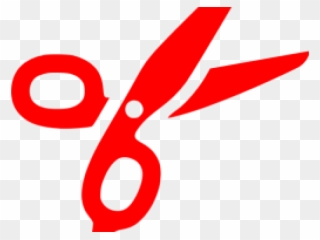 Scissor Clipart Red Scissors - Red Barber Scissors Transparent - Png Download