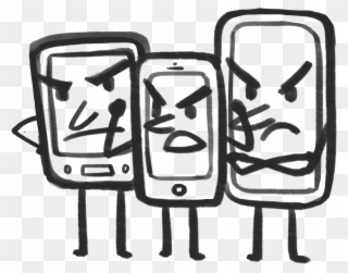 New Cellphone Cubby Policy Beneficial To Students, - Angry Cellphone Clipart