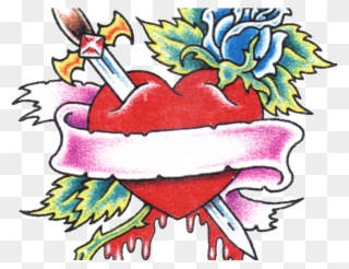 Png Heart Tattoo Clipart