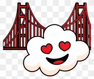 Golden Gate Bridge - San Francisco Emojis Clipart