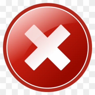 Medium Image - Red Times Icon Clipart