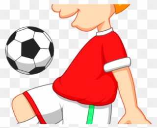 Decorations Clipart Soccer - Play Football Cartoon - Png Download