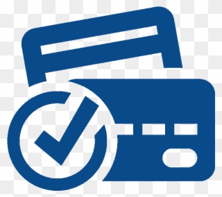 Credit Card - Blue Debit Card Icon Clipart