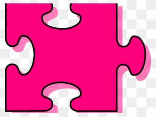 Puzzle Clipart Pink - Puzzle Piece Clipart Pink - Png Download