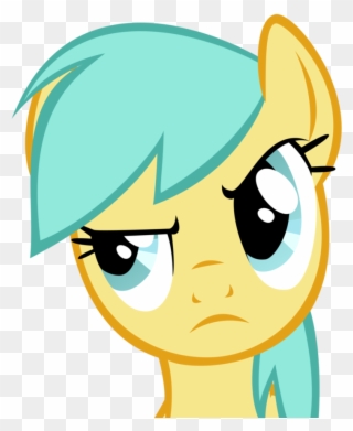 Raindrops Face Free Collection - Suspicious Mlp Clipart