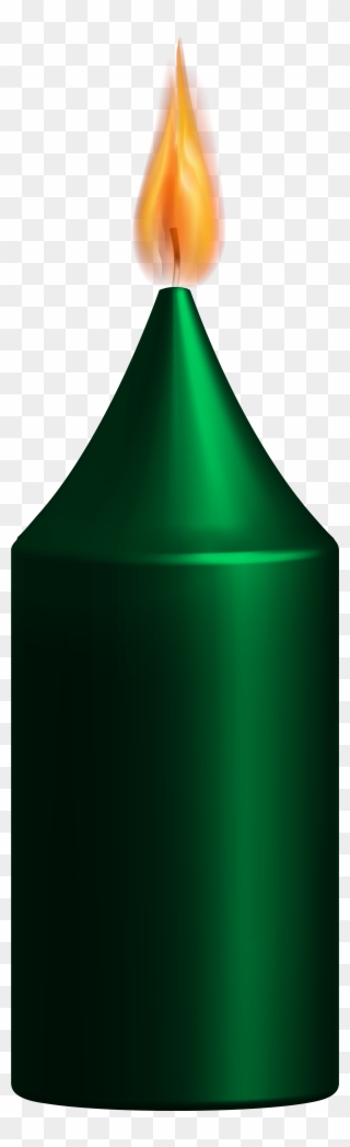 Green Candle Png Clip Art - Green Candle Clip Art Transparent Png