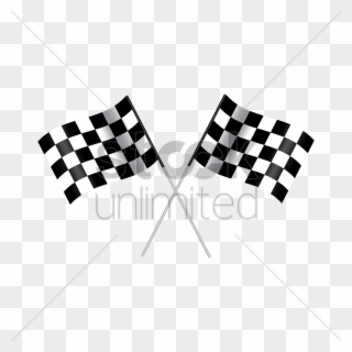 Download Red And Yellow Race Flag Clipart Racing Flags - Half White Half Black Flag - Png Download