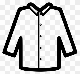 Long Sleeve Shirt Comments - Button Up Shirt Clipart - Png Download