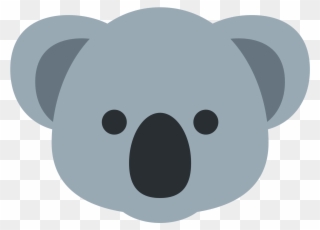 File Twemoji F Svg Wikimedia Commons Open - Koala Icon Png Clipart