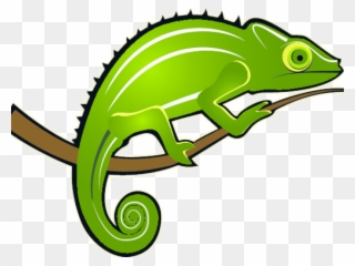 Monitor Lizard Clipart Colour - Chameleon Clipart Png Transparent Png