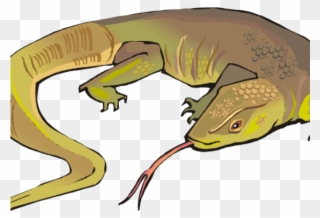 Monitor Lizard Clipart Pathfinder - Komodo Dragon Clip Art - Png Download