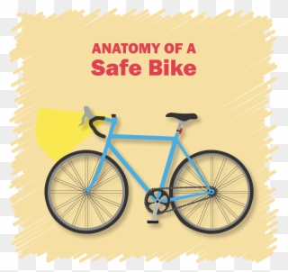 1 - Safe Bicycle Clipart